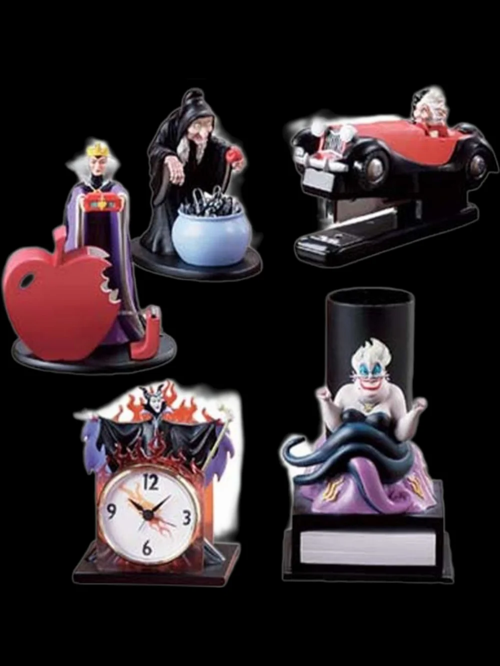 Disney Villains 5 Piece Desk Set